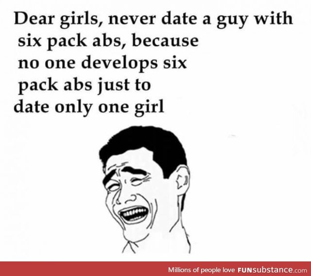 Dear girls, something to think about!