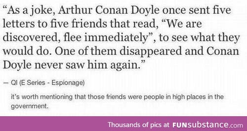 Arthur conan doyle