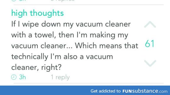 Cleaning the vacuum cleaner