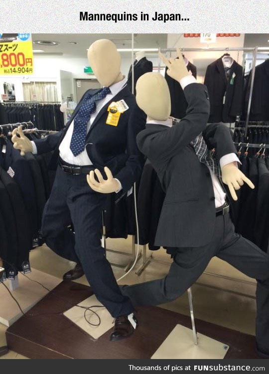 Some fancy mannequins