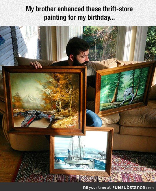 The force is strong with these paintings
