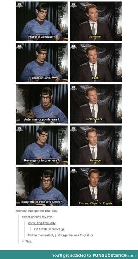 He forgot he was English