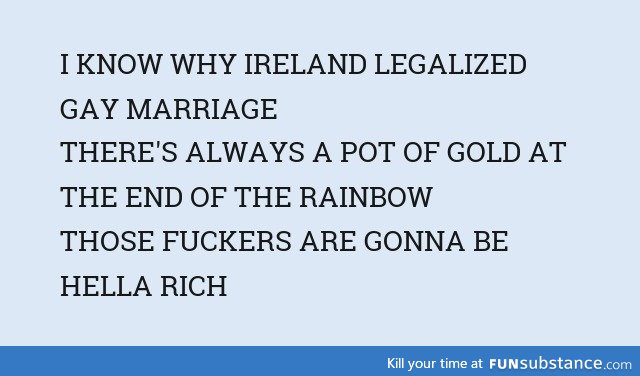 The real reason ireland legalized gay marriage