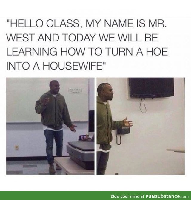 Hello mr. West