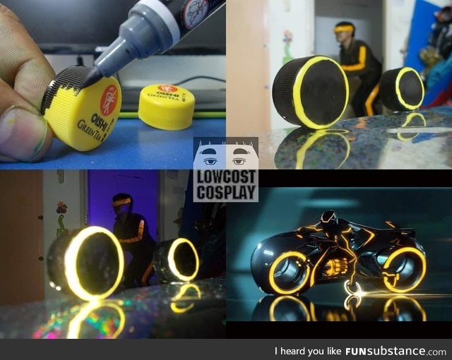 Low budget Tron cosplay