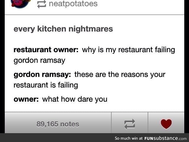 Kitchen nightmares