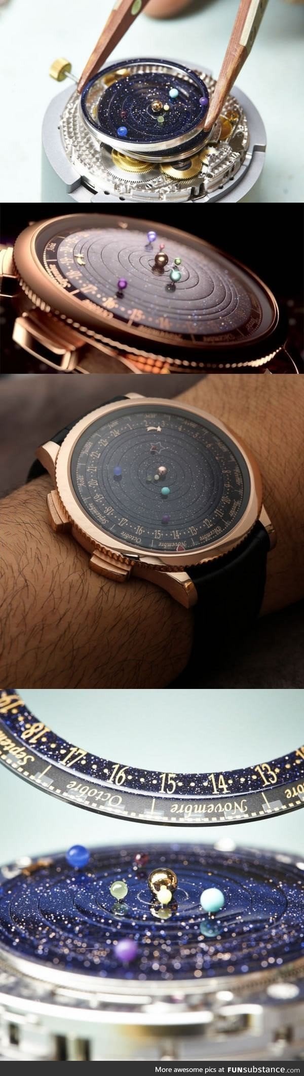 A watch that puts the solar system on your wrist