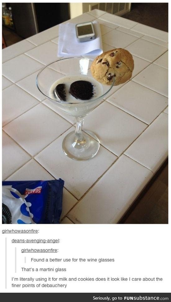 Better use for wine glasses