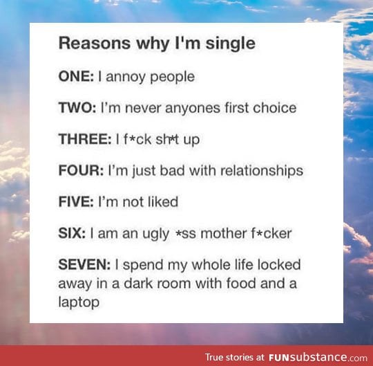 Reasons Why I'm Single