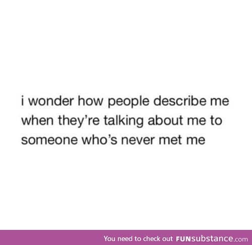 i wonder