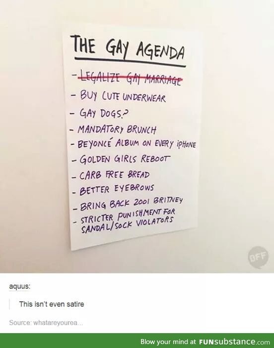 The Gay Agenda