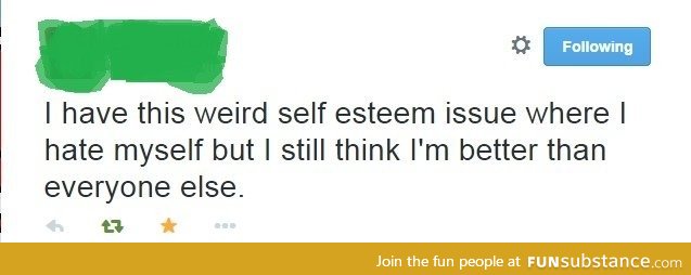 Self esteem paradox