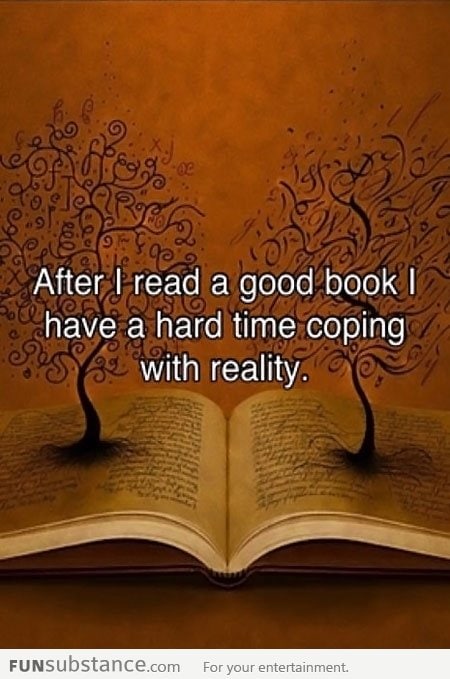 After I read a good book