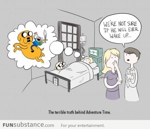 The terrible truth behind adventure time