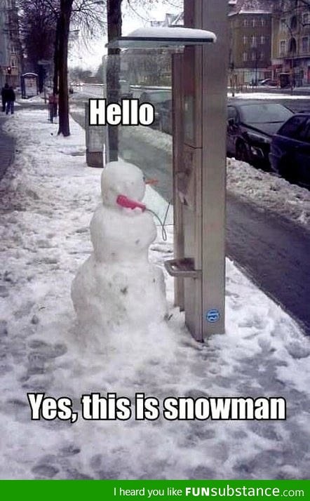 Frosty answers the phone