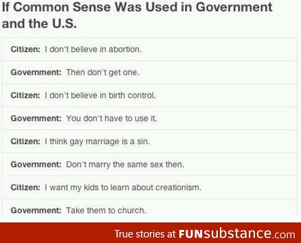 common sense