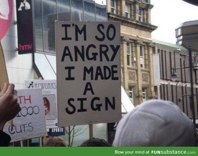 Complete and utter indignation