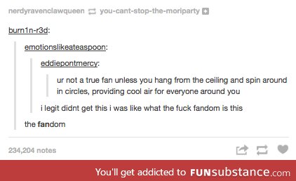 Only true fans will understand.