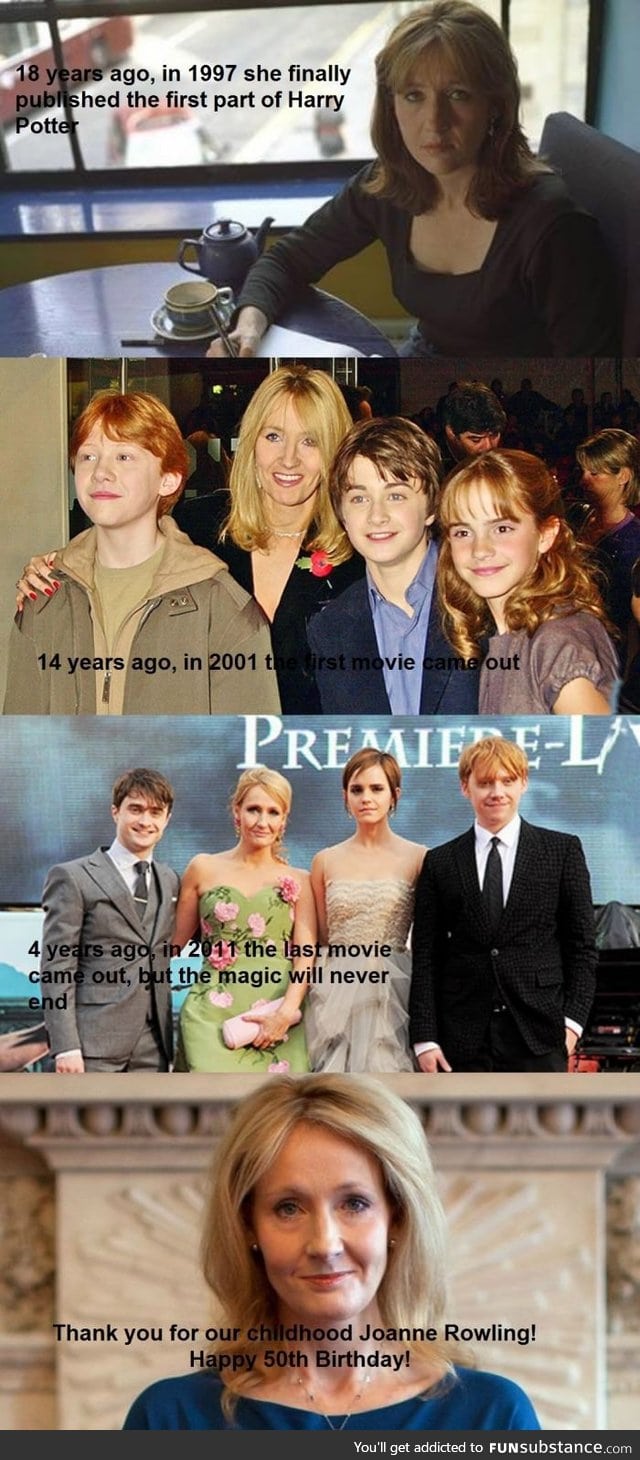 Happy 50th Birthday J.K. Rowling