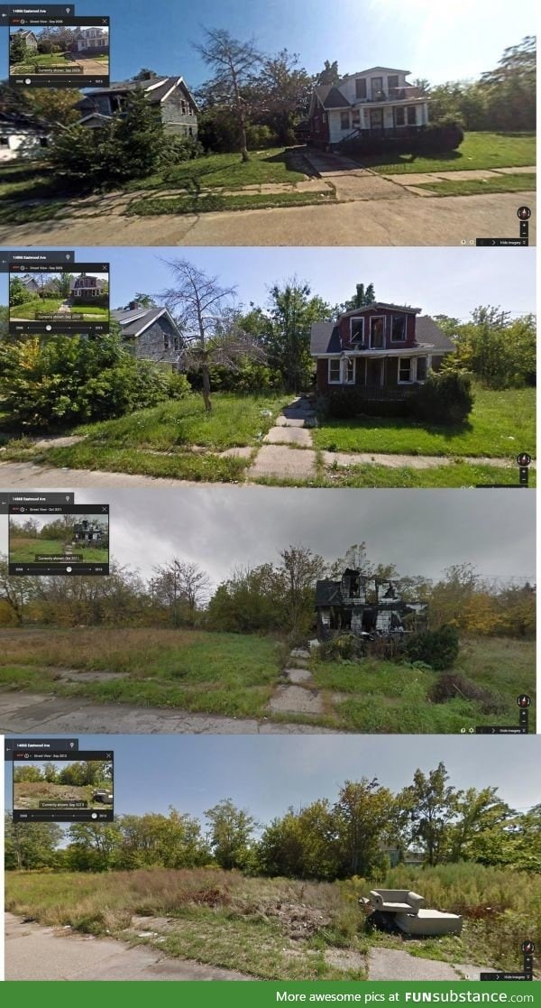 One house, five years. How Detroit has changed over the years