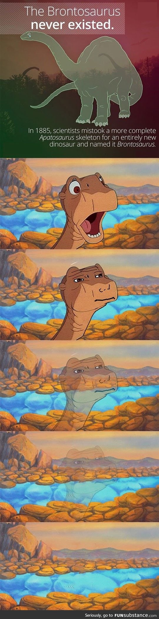 The Brontosaurus never existed