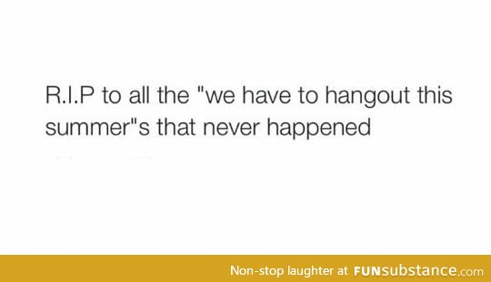 I was gonna but then netflix and pizza happened
