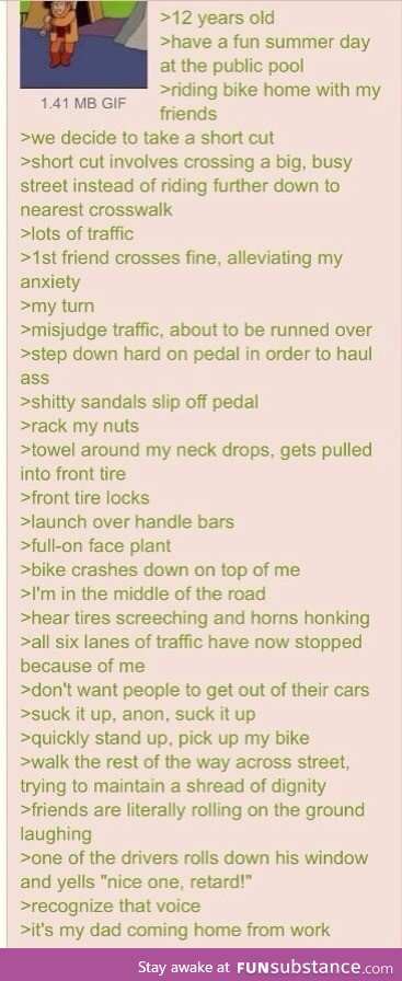 Anon tries to cross traffic
