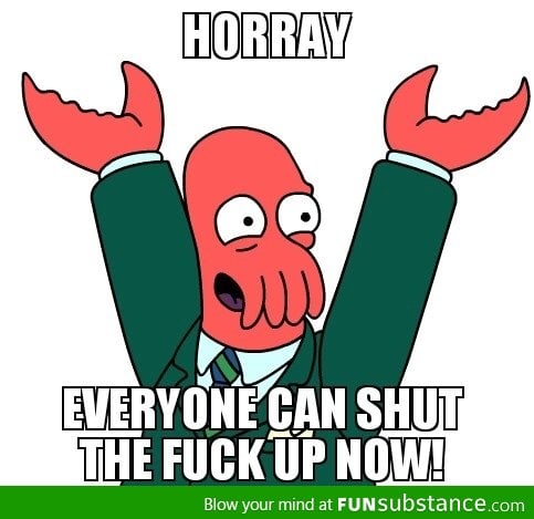 Now that we're all still alive and nothing happened