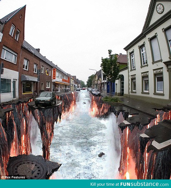 Mind Blowing Apocalypse Street Painting!