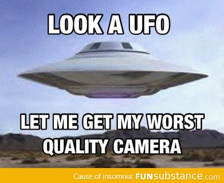 Look! A UFO