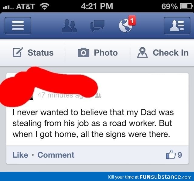 The signs were there, literally