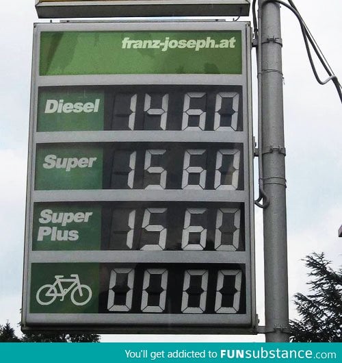 Touche, gas station, touche