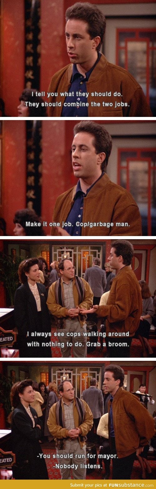 Seinfeld has a great idea