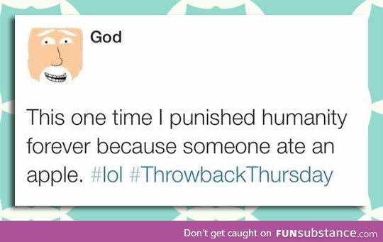 Throwback thursday
