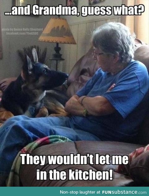 Grandma guess what?