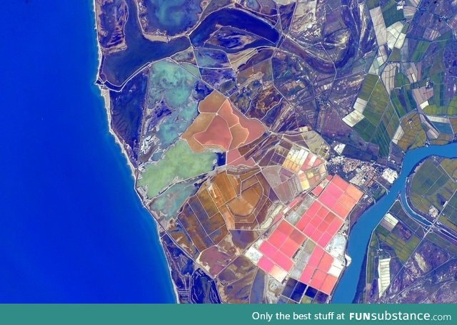 Beautiful colors of the Spanish coast