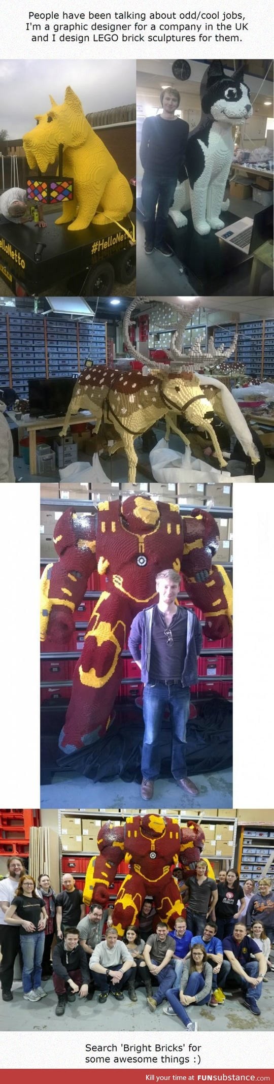 A job designing lego blocks