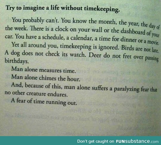 Life without timekeeping