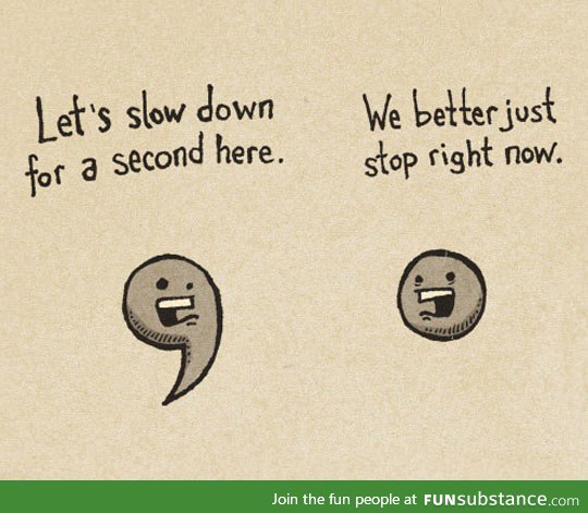 Some punctuation humor