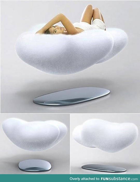 Magnetic floating couch, I want this