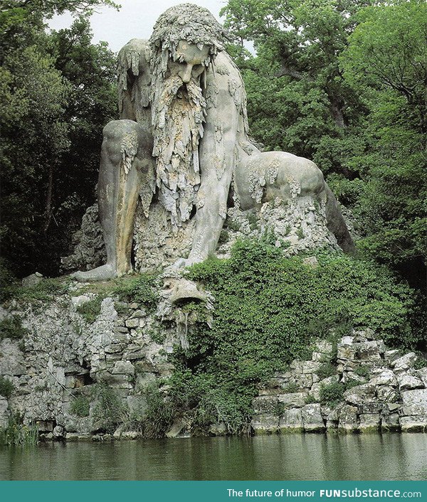 The Apennine Colossus in Florence, Italy