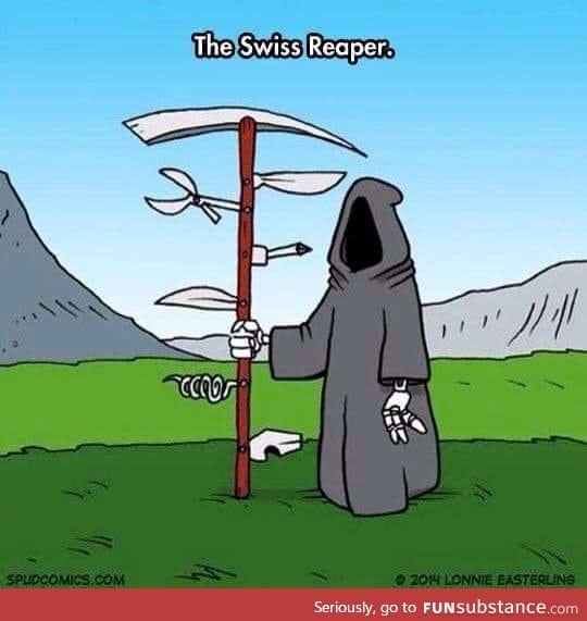 Swiss reaper