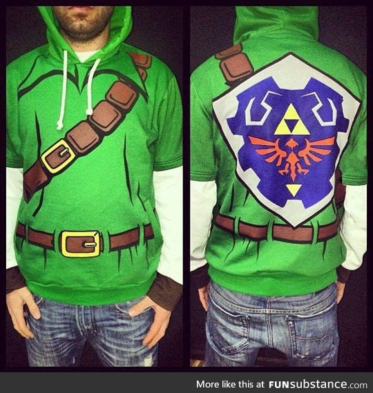 This legend of zelda hoodie is amazing