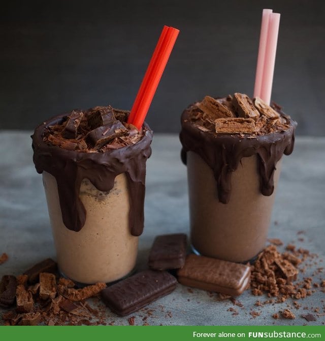 Tim tam milkshakes