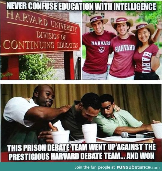 Education vs. Intelligence