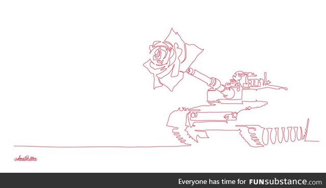 Drawn with a single stroke