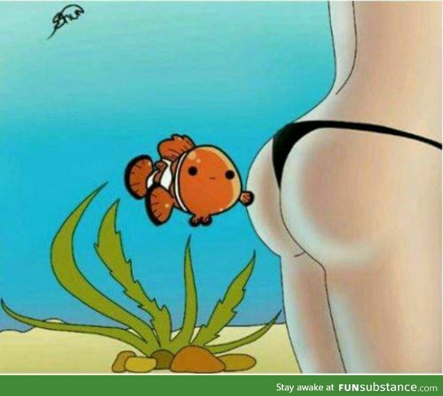 He touched the butt