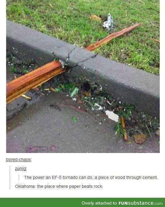 For those who ever wondered how strong is an EF-5 tornado