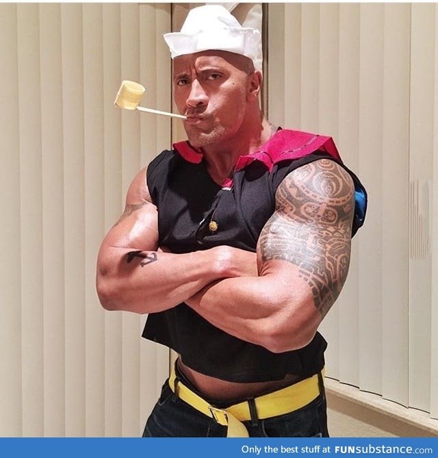 The Rock the sailor man