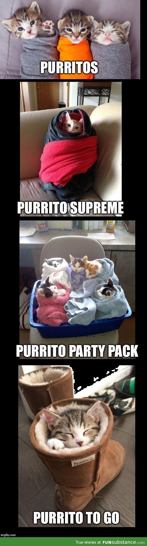 The purrito.
